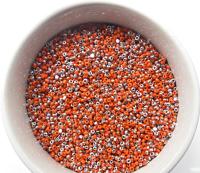 11/0 Charlotte true Cut Beads Patina Opaque Orange Silver 10/20/50/250/500 Grams