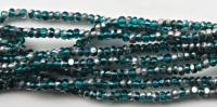11/0 Charlotte true Cut Beads Patina Transparent Teal Silver 10/20/50/250/500 Grams 1300 Pieces