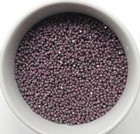 11/0 Charlotte true Cut Beads Patina Opaque Light Purple Gun Metal 10/20/50/250/500 Grams vintage findings, embroidery materials, craft