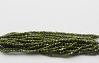 11/0 Charlotte true Cut Beads  Patina Opaque Olivine Gun Metal 10/20/50/250/500 Grams 1300 Pieces embroidery materials, jewelry making