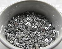 5MM Glass Sequins High Glaze Metallic Aluminium Silver 5/10/20 Grams PREMIUM MATERIALS