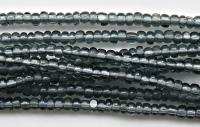 13/0 Charlotte Cut Beads Transparent Grey 5/10/20/50/250/500 Grams craft supplies, jewelry making, embroidery materials, vintage beads