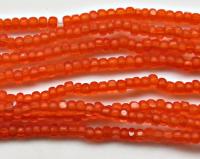 11/0 Charlotte true Cut Beads Frosted Orange 10/20/50/250/500Grams (10 Grams 1300 Pieces)