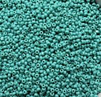 11/0 Charlotte Cut Beads Opaque Aqua Green 10/20/50/250/500 Grams (10 Grams 1300 Pieces) embroidery materials, jewelry making, vintage beads