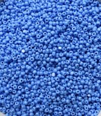 13/0 Charlotte Cut Beads 1.6mm Light Sapphire Opaque 5/10/20/50/250/500 Grams craft supplies, jewelry making, embroidery materials