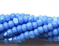 13/0 Charlotte Cut Beads 1.6mm Light Sapphire Opaque 5/10/20/50/250/500 Grams craft supplies, jewelry making, embroidery materials