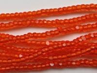 11/0 Charlotte true Cut Beads Orange Transparent 10/20/50/250/500 Grams PREMIUM SEED BEADS, jewelry making materials, vintage supplies