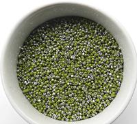 11/0 Charlotte true Cut Beads Patina Opaque Olivine  Silver 10/20/50/250/500 Grams loose beads, embroidery materials, vintage findings