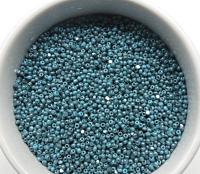 11/0 Charlotte true Cut Beads Ionized Turquoise Opaque 10/20/50/250/500 Grams embroidery materials, jewelry making, vintage beads, rare