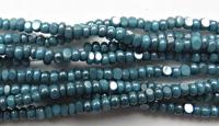 11/0 Charlotte true Cut Beads Ionized Turquoise Opaque 10/20/50/250/500 Grams embroidery materials, jewelry making, vintage beads, rare