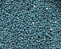 11/0 Charlotte true Cut Beads Ionized Turquoise Opaque 10/20/50/250/500 Grams embroidery materials, jewelry making, vintage beads, rare