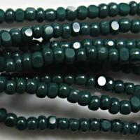 11/0 Hanks Charlotte Cut Beads 53270 Emerald Opaque 1/5/25/50/100 Hanks 2.0mm glass beads, jewelry supply, findings, craft supply vintage