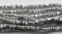11/0 Charlotte Cut Beads Patina Opaque Chalk White Silver 10/20/50/250/500 Grams 1300 Pieces