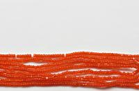 11/0 Charlotte true Cut Beads Frosted Orange 10/20/50/250/500Grams (10 Grams 1300 Pieces)
