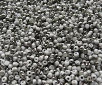 11/0 Charlotte true Cut Beads Patina Opaque Chalk White Gunmetal 10/20/50/250/500 Grams PREMIUM SEED Beads, vintage supplies