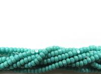 11/0 Hanks Charlotte Cut Beads 63130 Opaque Aqua Green 1/5/25/50/100 Hanks 2.0mm glass beads, jewelry supply, findings, craft supply vintage