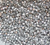 4/5mm Swarovski Crystal Metallic Crystal Comet Argent Light 2X FC Bicone beads 12/36/72/144/432/720 Pieces wedding embellishments, couture