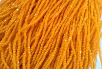 11/0 Hanks Charlotte Cut Beads 53430 Opaque Light Orange 1/5/25/50/100 Hanks 2.0mm glass beads, jewelry supply, findings, craft supply