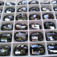 10X14 mm Rectangle  Swarovski Fancy Stones 4610 Black Diamond