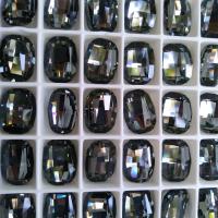10X14 mm Rectangle  Swarovski Fancy Stones 4610 Black Diamond