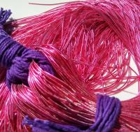 MAGENTA Metallic French Wire, Bullion Wire, Gimp Wire 50/100/200/400 Grams