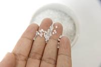 11/0 2 Cuts Satin White Preciosa Czech Beads 50/100/500 Grams Jewelry making beads, vintage beads, premium, supply, wedding embroidery, rare