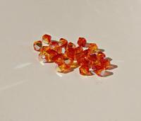 4mm Swarovski Fireopal AB Bicones beads 36/72/144/432/720 Pieces rare findings, designer beads, couture embellishments, embroidery materials
