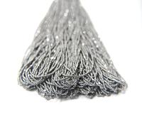 11/0 Hanks Charlotte Cut Beads 5555 Gun Metal 1/5/25/50/100 Hanks 2.0mm glass beads, jewelry supply, findings, craft supply, vintage beads
