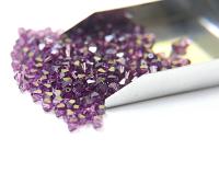 4/5mm Amethyst Swarovski Bicone 36/72/144/432/720 Pieces (204) jewelry making beads, craft supplies, purples beads, rare findings