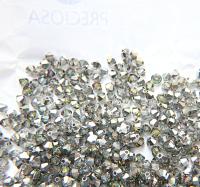 4mm Crystal Vitrail Medium Preciosa Bicones 36/72/144/432/720 Pieces Jewelry making beads, embroidery materials, PREMIUM MATERIALS