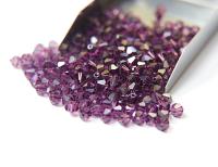 4/5mm Amethyst Swarovski Bicone 36/72/144/432/720 Pieces (204) jewelry making beads, craft supplies, purples beads, rare findings