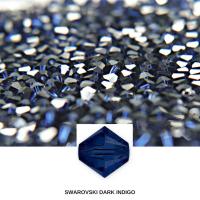 4/5MM Dark Indigo Swarovski Bicone Beads 12/36/72/144/432/720 Pieces (515) jewelry making, craft supplies, embroidery materials, rare beads