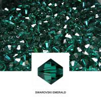 Emerald Swarovski Bicone (4mm) beads 36/72/144/432/720 Pieces Made in Austria jewelry making beads, craft supplies, embellishments, vintage