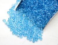 4mm Aquamarine Swarovski Bicone beads 36/72/144/432/720 Pieces (202) jewelry making, couture embroidery, embellishments beading, vintage