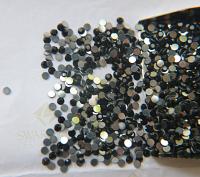 10SS Swarovski Flatbacks in Jet Chaton Roses 2088 (2.9mm) Made in Austria 72/144/432/1440  Pieces Nail art decoration