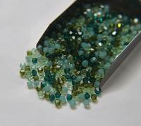 4mm Green Tea Designer Mixes Swarovski Bicone beads 36/72/144/432/720 Pieces loose beads, mix beads, embroidery materials, craft supplies
