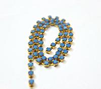 18ss Swarovski Rhinestone Chain in White Opal Star Shine 0.5/1/2/5 Meters Bridal Supplies, Jewelry, vintage findings, embroidery materials