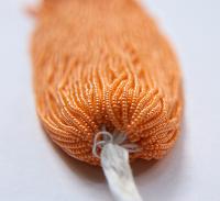 11/0 Czech Seed Bead Light Orange Luster 1/5/25/50/100  Full hanks Preciosa Ornella loose beads, mix beads, embroidery materials, craft