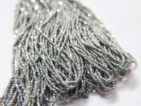 13/0 Hanks Charlotte Cut Beads Metallic Aluminium Silver 1/5/25/50/100 Hanks 1.6mm embroidery materials, bijoux findings, rare beads vintage