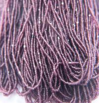 13/0 Hanks Charlotte True Cut Beads 20060 Transparent Amethyst 1/5/25/50/100 Hanks 1.6mm glass beads, jewelry supply, findings, craft supply