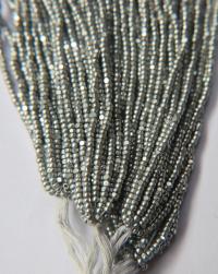 13/0 Hanks Charlotte Cut Beads Metallic Aluminium Silver 1/5/25/50/100 Hanks 1.6mm embroidery materials, bijoux findings, rare beads vintage