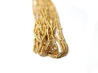 6/0, 8/0 Charlotte Cut Beads Metallic Gold 10/20/50/250/500 Grams glass beads, jewelry supply, vintage findings, craft supply, rare material