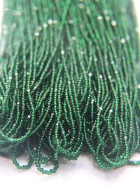 11/0 Charlotte ture Cut Beads Deep Green Transparent 10/20/50/250/500 grams glass beads, jewelry supply, findings, craft supply, vintage