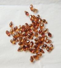 Swarovski 6007 Small Briolette Pendant 7X4MM (12 Colors) Fancy Teardrop drop Pendant 2/6/12/36 Pieces PREMIUM MATERIALS