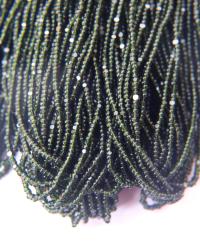 11/0 Charlotte Cut Beads Transparent Dark Olivine 10/20/50/250/500 Grams Premium seed beads embroidery materials, jewelry making