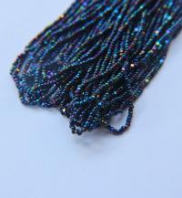 11/0 Hanks Charlotte Cut Beads Metallic IRIS 1/5/25/50/100 Hanks 2.0mm glass beads, jewelry supply, findings, craft supply, vintage