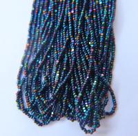 11/0 Hanks Charlotte Cut Beads Metallic IRIS 1/5/25/50/100 Hanks 2.0mm glass beads, jewelry supply, findings, craft supply, vintage