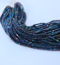 11/0 Hanks Charlotte Cut Beads Metallic IRIS 1/5/25/50/100 Hanks 2.0mm glass beads, jewelry supply, findings, craft supply, vintage