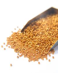 13/0 Charlotte true Cut Charlotte Beads Metallic Dark Gold 5/10/20/50/250/500 Grams vintage beads, rare premium materials