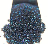 13/0 Charlotte Cut Beads Patina Jet Black Aurore Boreale 5/10/20/50/250/500 Grams PREMIUM MATERIALS